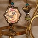Victorian Bird Nest Asymmetrical Earrings