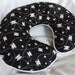 Black and White Skull and Barbwire Nursing Pillow Cover - fits Boppy pillows