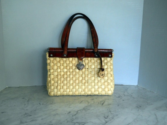 brighton woven handbag