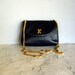 Paloma Picasso Navy Leather Cross Body Bag (1980s) Reserved for luxTEE until april 27