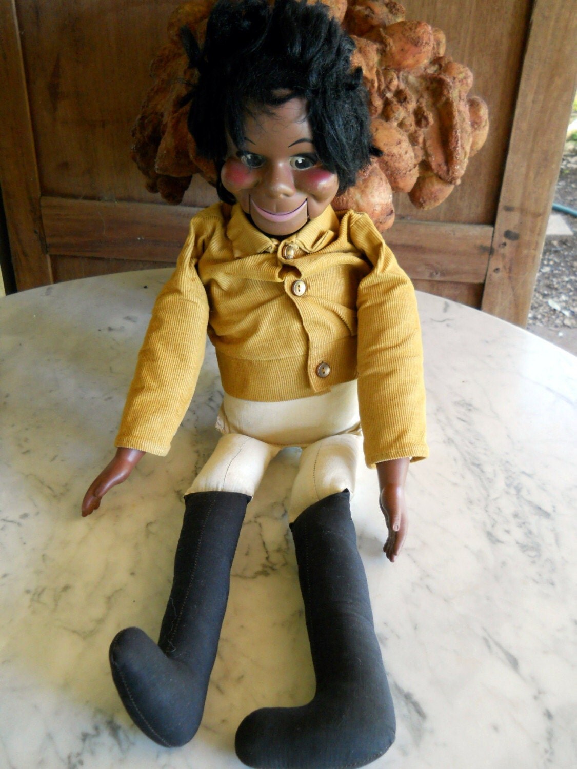 1973 BLACK LESTER ventriloquist dummy