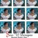 Bridal Party set Custom Faux Fur Wraps Winter Wedding shawl Set of NINE 6 inch wide shrugs