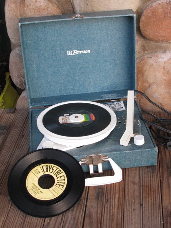 Items similar to Vintage Emerson Portable Record Player on Etsy