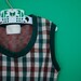 Vintage 1970s Plaid Vest by Health-tex Stantogs- Size 18-24 Months