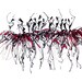 ballet ballet ballet - art print - ink drawing - 11 x 17 - red black and white - wall art