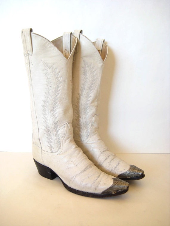 white womens cowgirl boots