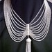 Rare 1920s ART DECO FESTOON BIB Beaded Waterfall Vintage NECKLACE