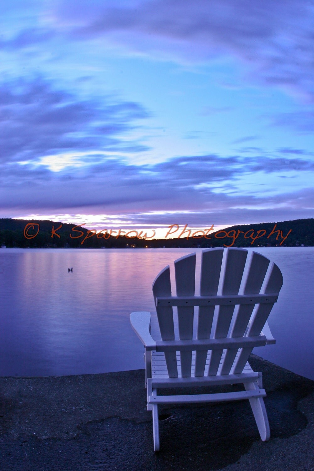 Culver Lake New Jersey photograph sunset adirondack