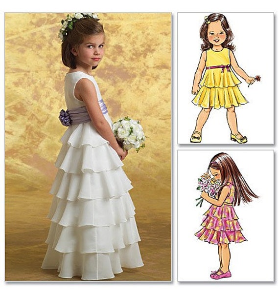  Little  Girls  Dress  Pattern  Butterick 4967 Perfect for