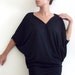 Maternity Top- 'Wings' Black Maternity Tunic Top