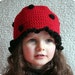 Baby and Girls LADYBUG Beanie Cloche HAT and PURSE Crochet Pattern