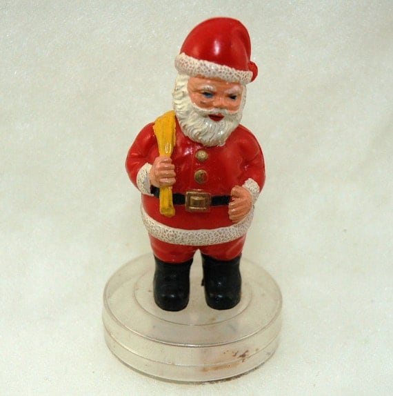 Celluloid Santa 1930's Early Vintage Santa Candy