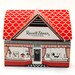 Vintage Russell Stover Cottage Candy Box Coin Bank