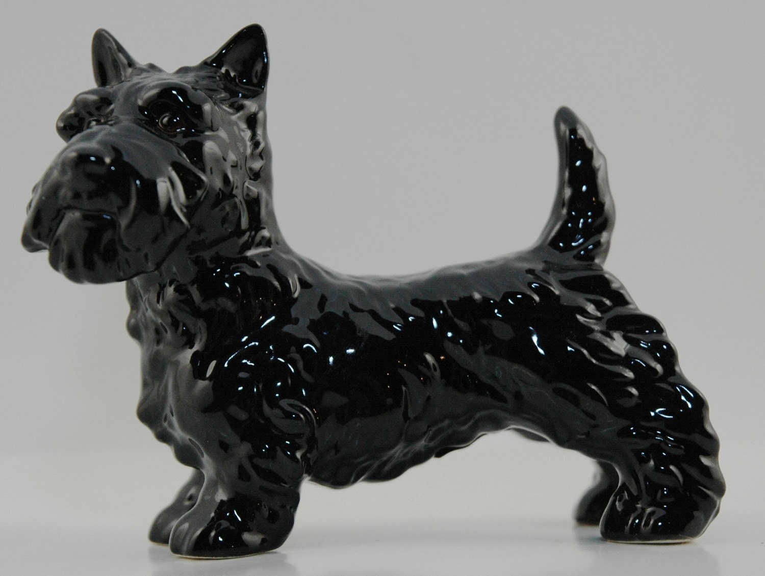 Scottie Dog Figurine Ceramic Scotty Dog