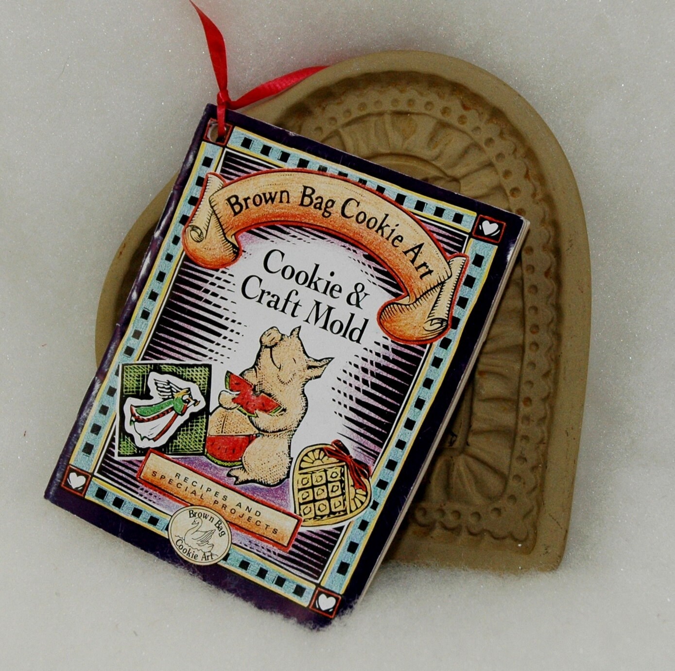 Heart Cookie Mold Brown Bag Cookie Art Craft Mold