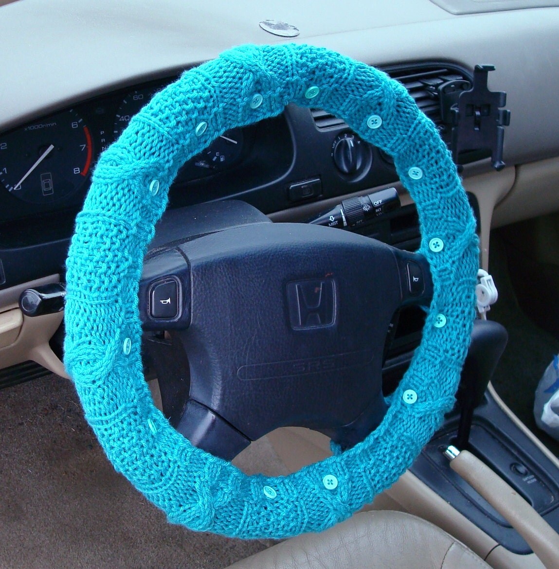 Teal Steering Wheel Cover
