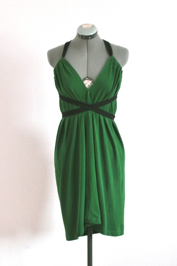 Items similar to Le Sac Dress in Pine Green, Size 0-10 on Etsy