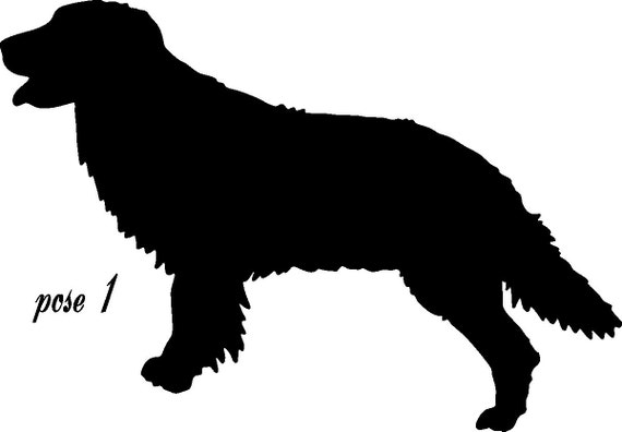 Download Items similar to 6" Golden Retriever Vinyl Dog Silhouette Decal on Etsy