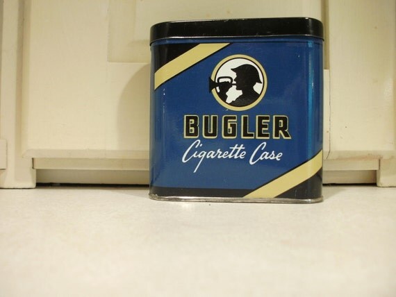 Vintage Bugler Cigarette Case/Tin