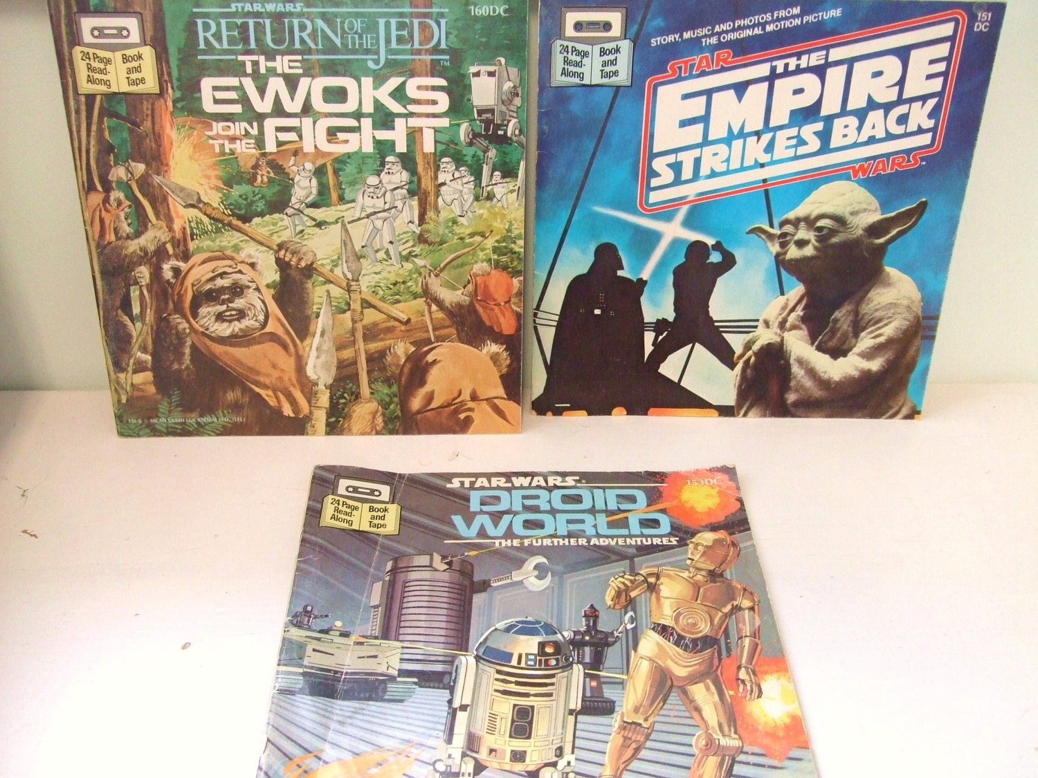 Vintage Star Wars Read Along Books-1980-1983 by TeddiesandVintage