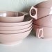 Vintage 1950's Melmac Durawear Dusty Rose Cups and Bowls