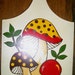 RESERVED for Chantelle Nolan Colorful Mushroom Cutting Board