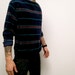 SALE Mens Vintage Striped Long Sleeve SALE