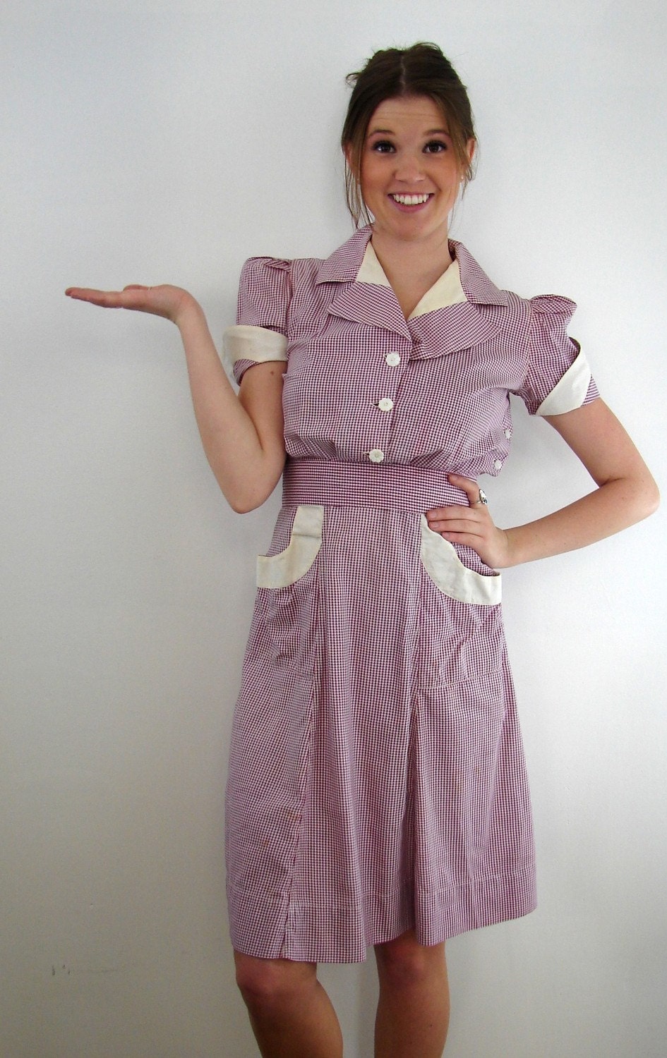 Vintage Waitress Dress 17