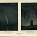 1910 comets halley's and miners' comets original vintage celestial astronomy print