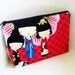 Zippered Make-Up Bag KOKESHI DOLLS