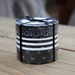 Black and White Decor Washi Tape Black Lace, Stripe, Bows Set of 3 - 15mm