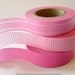 Japanese PINK Washi Tape- Pink Dot Grid Solid - Set of 3 from PrettyTape 147ft total