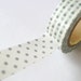 Grey Polka Dots Japanese Washi Tape mt -15mm for gift wrap and decorations MT