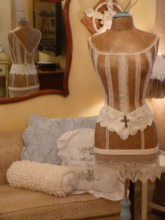 Vintage Inspired Dress Form Mannequin Custom Full Size French