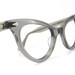RESERVED for Lenisemicolon---Vintage 50s Translucent Grey Horn Rim Eyeglasses Eyewear Frame