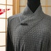 Japanese inspirited grey multiway to wear top with belt.