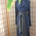 SALE 60% DELICATE blue tunic with strips black obi belt