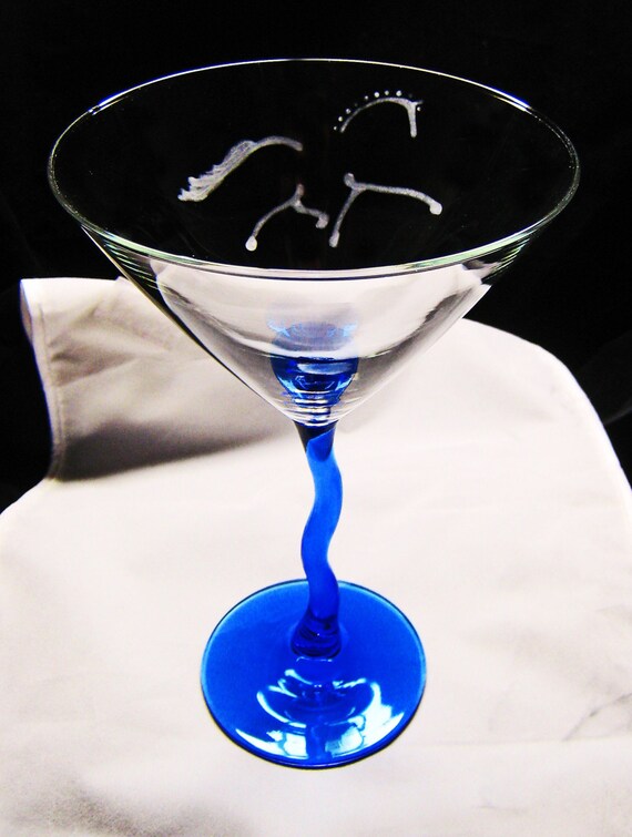 Personalized Martini Glasses and Custom Martini Glasses by Glass