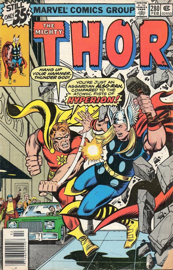 Items similar to Vintage 1970s Comic Book, The Mighty Thor ...