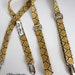 Little and Big Guy Adjustable Suspenders - Gray and Yellow Collection - (All Sizes) - Custom Order - Wedding - Photo Prop