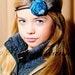 METROPOLITAN Vintage Silk Rhinestone Feather Flower headband - Turquoise Teal - (Custom Order) - Photo Prop - Wedding