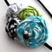 The SWEETIE Collection- Sourpatch headband - Lime Teal Black Gray White- cluster headband- CUSTOM ORDER - Wedding - Photography prop