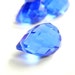 Sale 10pcs Sapphire Blue Teardrop Briolette Beads Closeout 8mm x 12mm