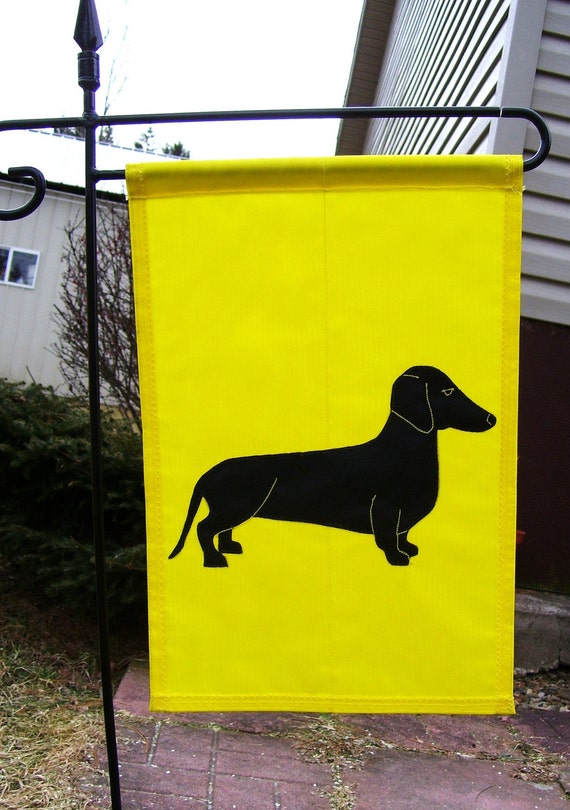 Dachshund 12 inch by 18 inch Garden Flag