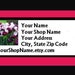 30 PERSONALIZED Return Address Labels. 1 Sheet 1-Inch White Labels. COLOR Picture. 2716