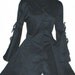 Black Steampunk Gothic Corset Jacket