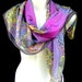 Silk Scarf, Hand Painted Silk Scarf, Gray Multicolor Scarf, Abstract Mind Spinning, Square Silk Scarf
