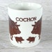 1979 Taylor and Ng Cochon Mug. Pigs. Piglets. Swine. Oink.