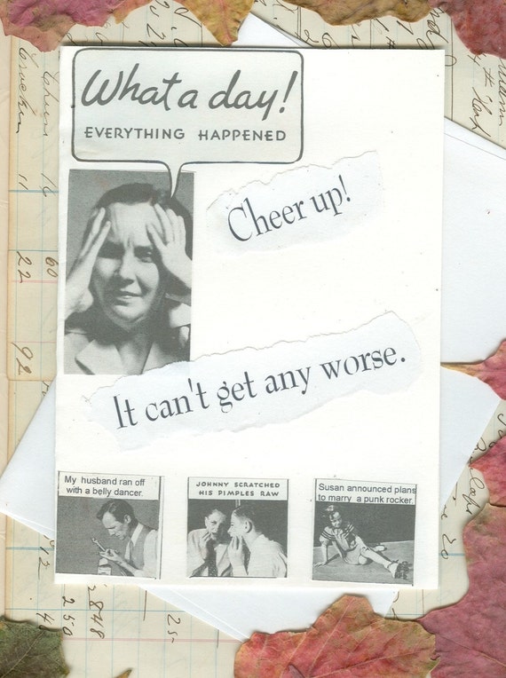 Tongue in Cheek Humorous Greeting Card