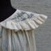 SALE Cotton top with lace decoration, Sz S